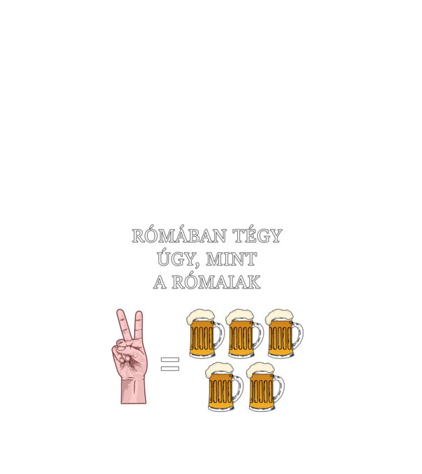  minta fehér pólón