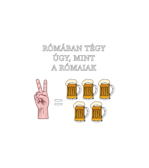  minta fehér pólón