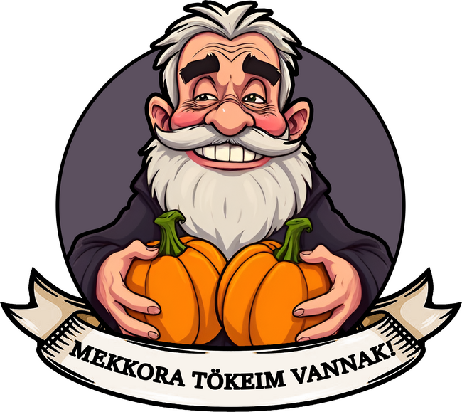 Tökös csávó - ˝Mekkora tökeim vannak!˝ - Fekete felirat