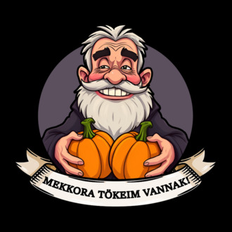 Tökös csávó - ˝Mekkora tökeim vannak!˝ - Fekete felirat