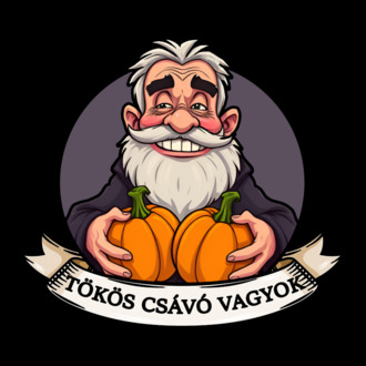 Tökös csávó - ˝Tökös csávó vagyok˝ - Fekete felirat