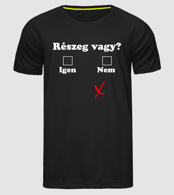  minta fekete pólón