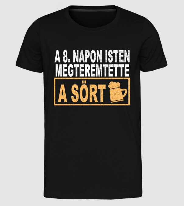 minta fekete pólón