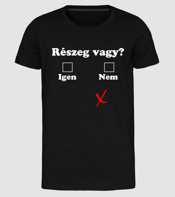  minta fekete pólón