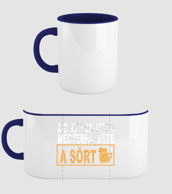  minta sötétkék pólón