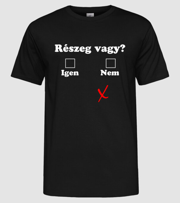  minta fekete pólón