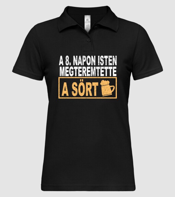  minta fekete pólón