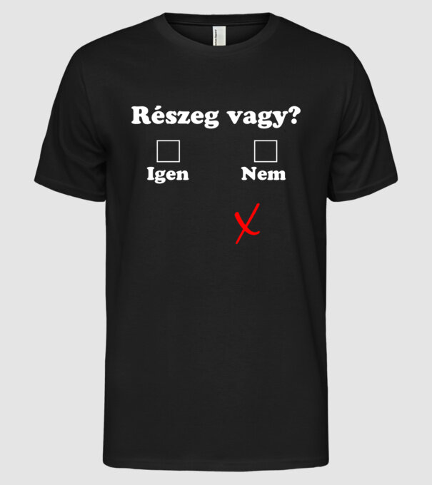  minta fekete pólón