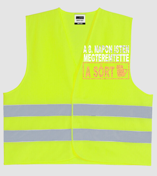  minta neonsárga pólón
