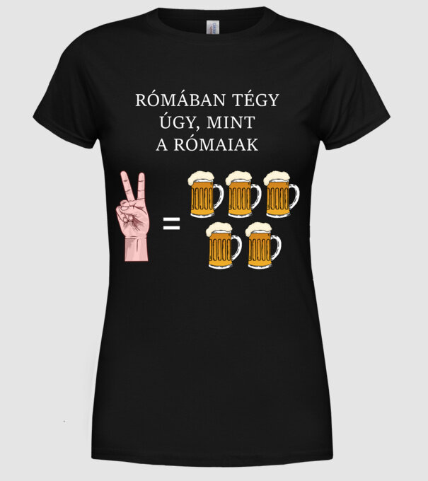  minta fekete pólón
