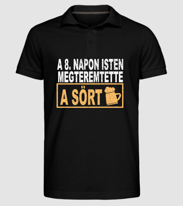  minta fekete pólón